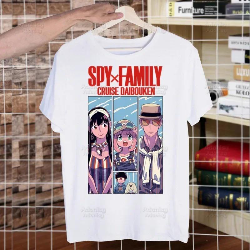 Spy X Family Spy Family Anya Smug Tshirt Men Shirt Harajaku Mens Casual Yor Forger Loid Forger Bond Forger Tee Short Sleeve Tops