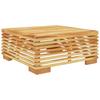 5 Piece Garden Lounge Set with Cushions Solid Teak Wood