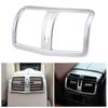 Qiilu Vent Cover Trim Car Frame Cover Rear Air Conditioning Outlet for Benz E-Class W212 12-15 Decorative Interior Panel