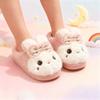 Winter Children Cotton Shoes Plush Cotton Slippers Boys Girls Cute Cartoon Comfort Anti Slip Indoor Warm Cold-proof Shoes