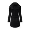 Elegante Cappotto di Lana da Donna, Cappotto di Lana Coreano a Doppio Petto di Media Lunghezza con Colletto (a disposizione )