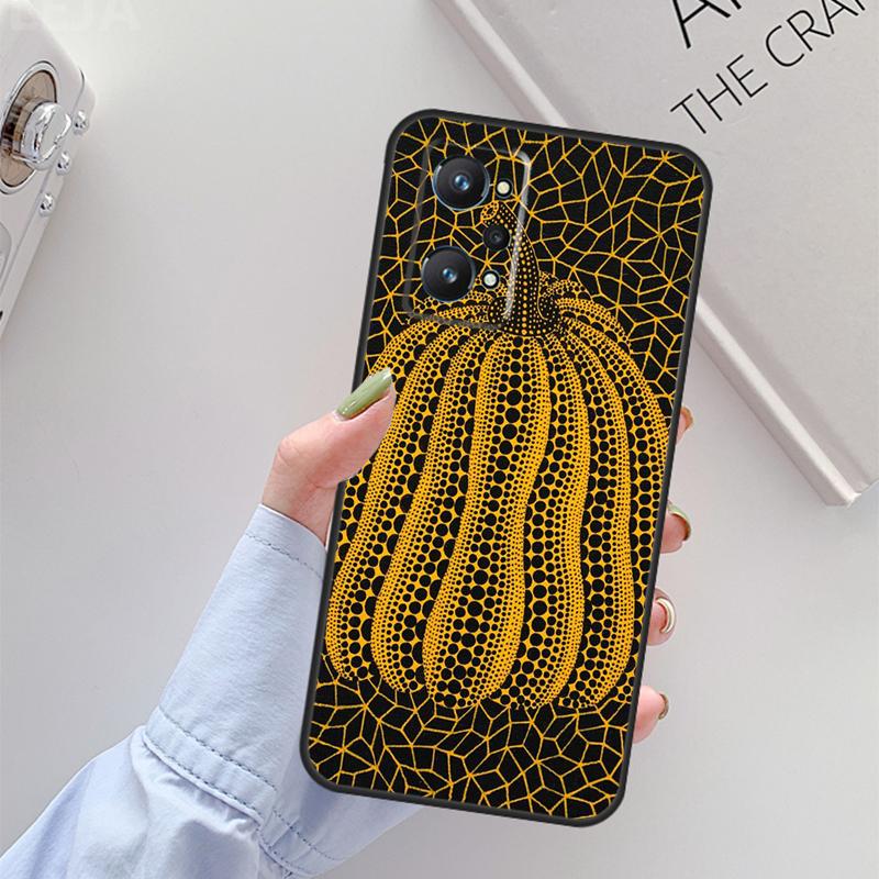 Yayoi Kusama Pumpkin Art For Realme C61 C75 C55 C51 C21Y C25S C67 C53 13 12 10 11 14 Pro Plus GT 6T 6 5 GT7 Pro Case