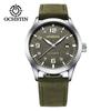 OCHSTIN retro leather automatic mechanical watch trendy casual business watch men