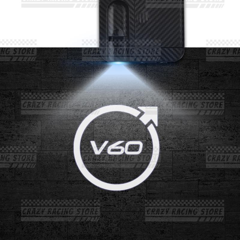 1/2PCS For Volvo R Design XC70 XC60 XC40 XC90 V60 V70 S90 S60 Logo LED Courtesy Lamp Car Door Welcome Light Ghost Shadow Light