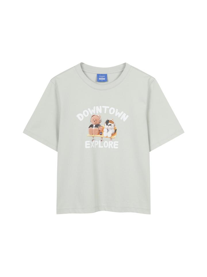 Polhaem Women'S Cool Cotton Up Up Short Sleeve T-Shirt_Phg2Ts2450