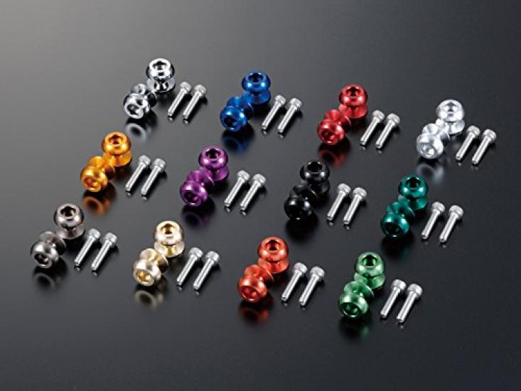 POSH FAITH Motorcycle Machining Net Anchor, 8mm, Silver, 004012-03