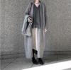 Korean-Style Versatile Loose Knit Cardigan - Retro Slimming Over-the-Knee Sweater for Women