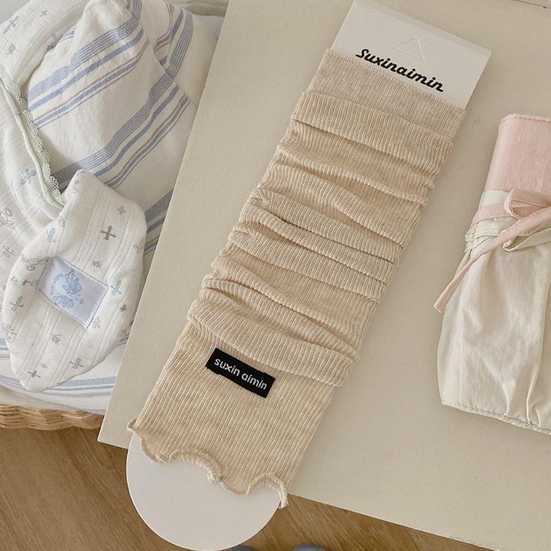 

Summer thin socks women s catwalk style thin beautiful legs trend half palm calf socks thin socks cover One size fits all