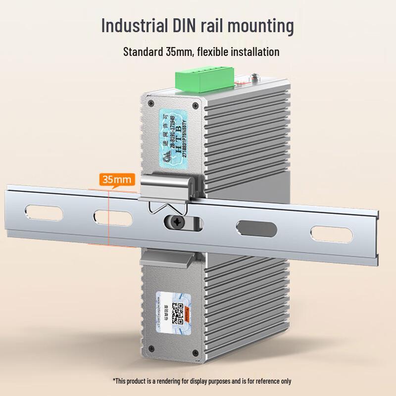 netLINK Industrial 100Mbps Fiber Optic Media Converter