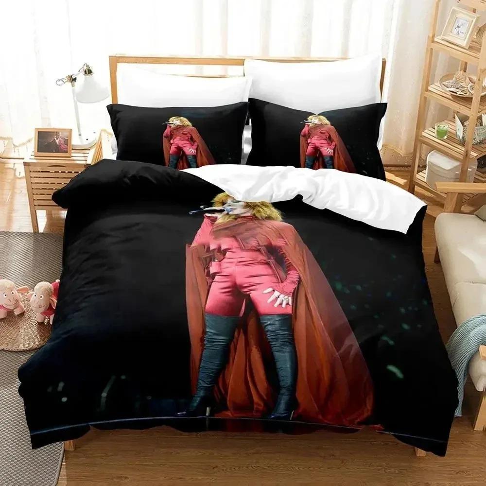 France Singer M-Mylene Farmer Bedding Sets Exquisite Bed Supplies Set Duvet Cover Comforter Set Bedding Set Luxury Birthday Gif