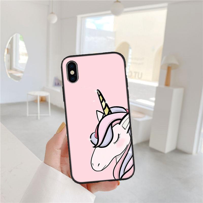CJ103 Unicorn Cute Soft Shell Phone Case for OPPO A40 A60 A80 A15 A16 A16K A12 A17 A17K A54 A54S A53 A53S A55 A56 A57 A98 F23