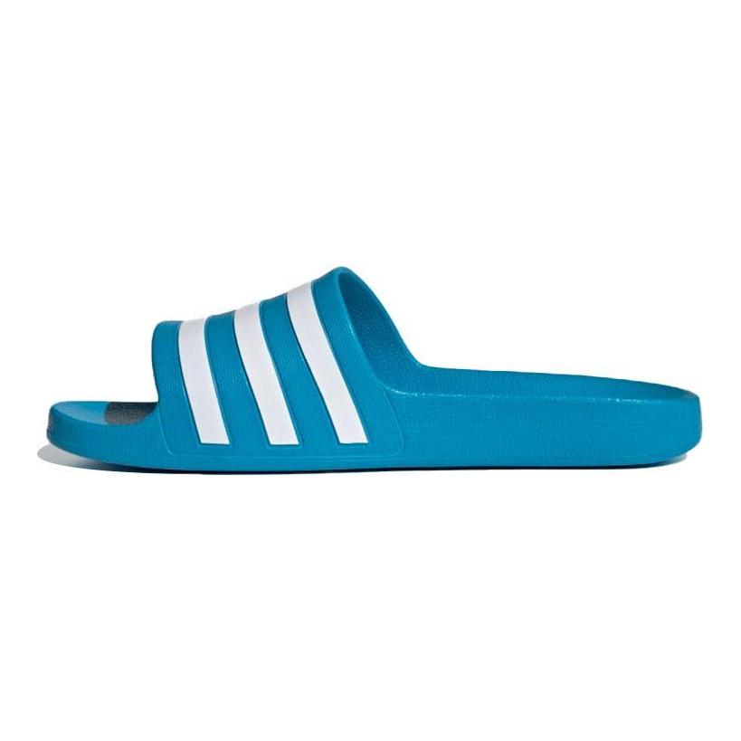 Adidas Adilette Aqua Slides Solar Blue Unisex Sneakers Cloud-White FY8047