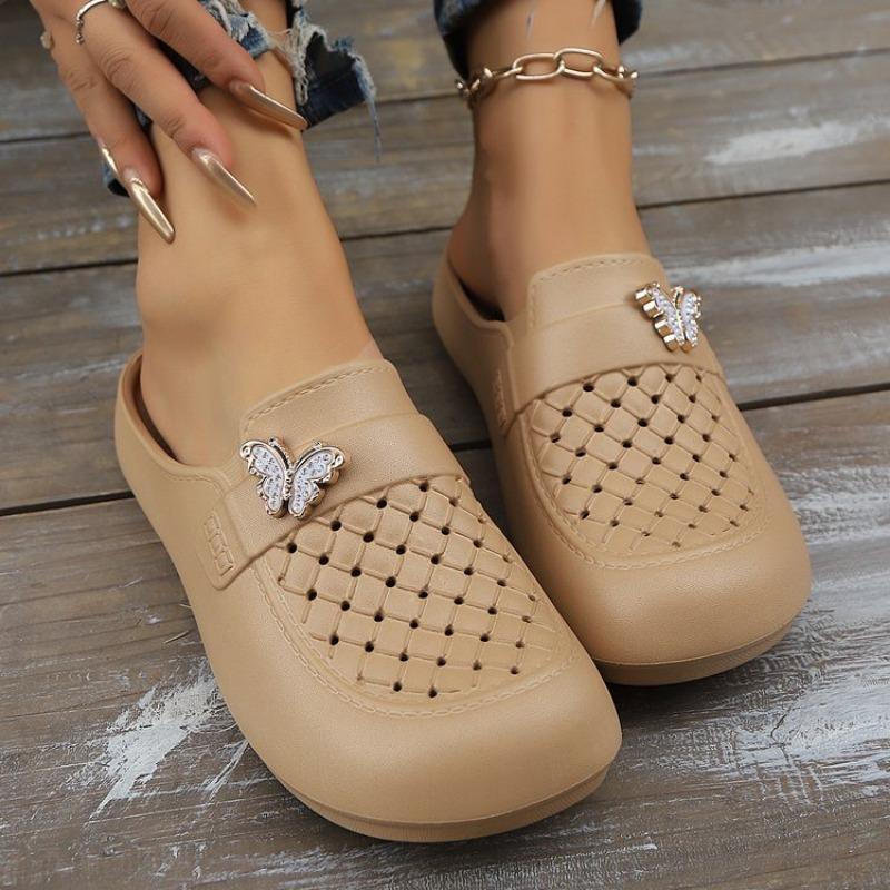 

Fashion Summer New Women s Cave Shoes Garden Clogs EVA Slip-On Casual Comfortable Sports Sandals Lightweight Outdoor Beach Shoes 36 хаки