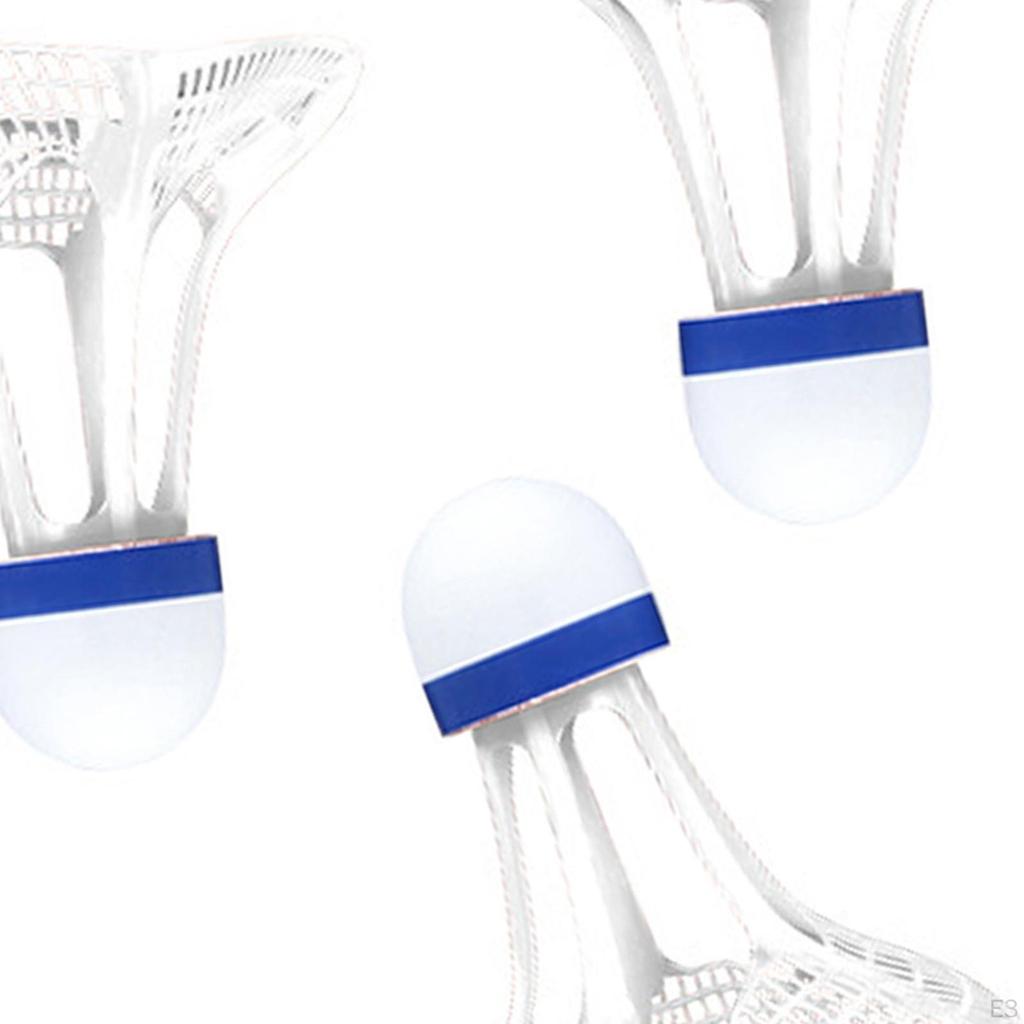 3 Pieces Windproof Badminton Shuttlecocks High Speed Training Balls for Parks