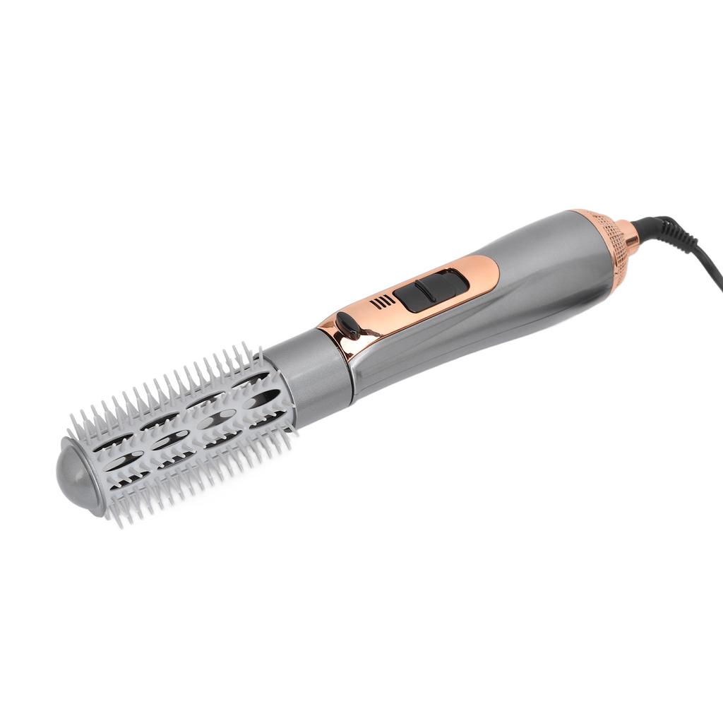 Brosse Sèche-Cheveux 2 en 1 800W Ion Négatif Brosse Sèche-Cheveux avec Peigne Coiffant Interchangeable UE