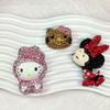 Rhinestone Cartoon Cat Resin Accessories: Phone Case Stickers, Storage & Stationery Box, Jewelry Materials