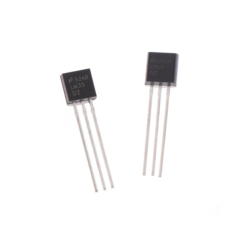 1Pcs/10Pcs Lm35Dz Precision Temperature Sensor Directly Inserted To-92 Lm35 Brand New Temperature Sensor