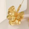 Vnox Chunky Women Statement Earrings, Big Heavy Flower Drop Earrings,Exaggerated Metal Jewelry Gift