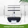 Hydroponics Growing System Kit 17 Pods Full-Spectrum Plant Grow Light Built-in Fan Height