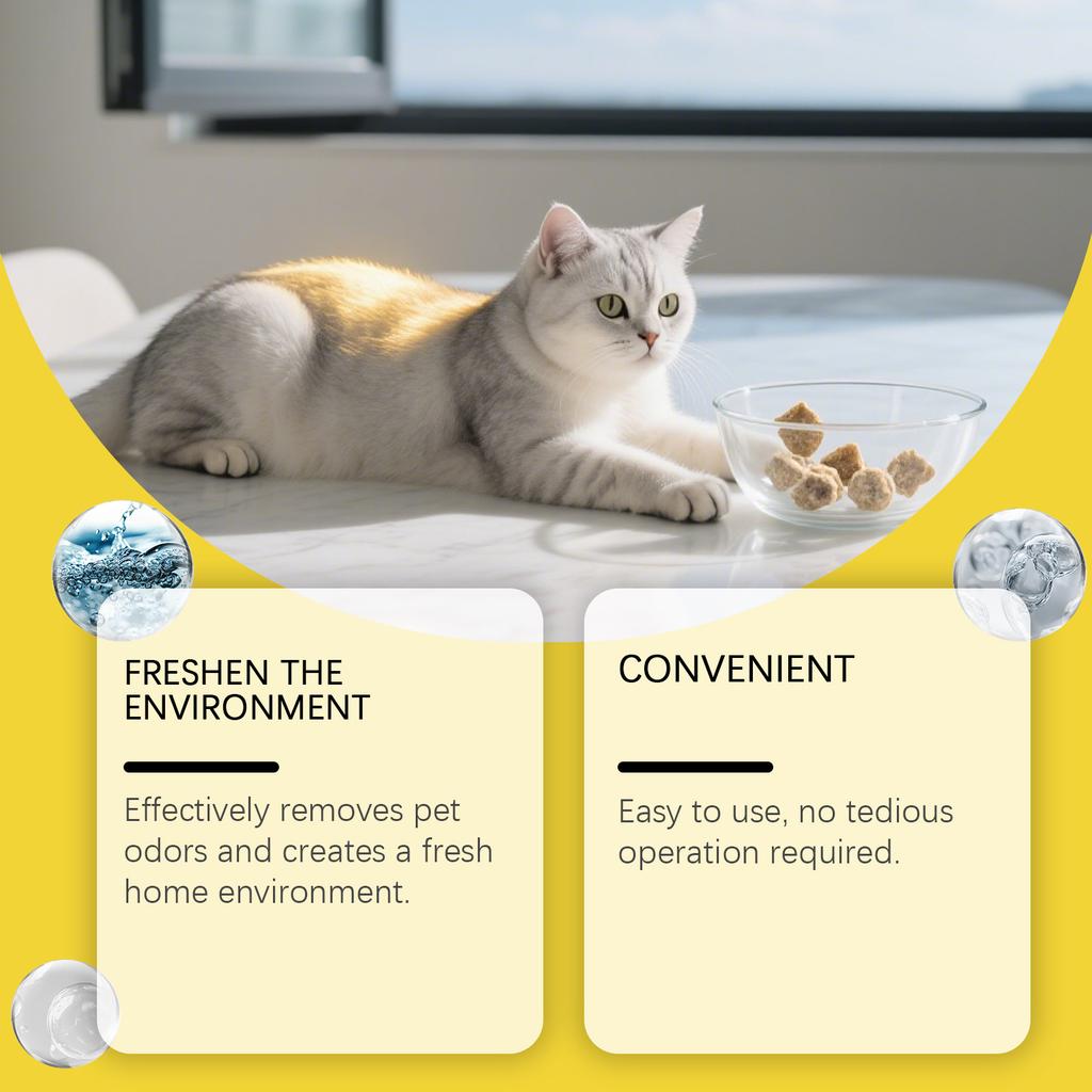 Hunde- und Katzen-Geruchsentferner Geruchsbeseitigung in Innenräumen Tiergeruch Innenraum-Desodorierung Mild und nicht reizend