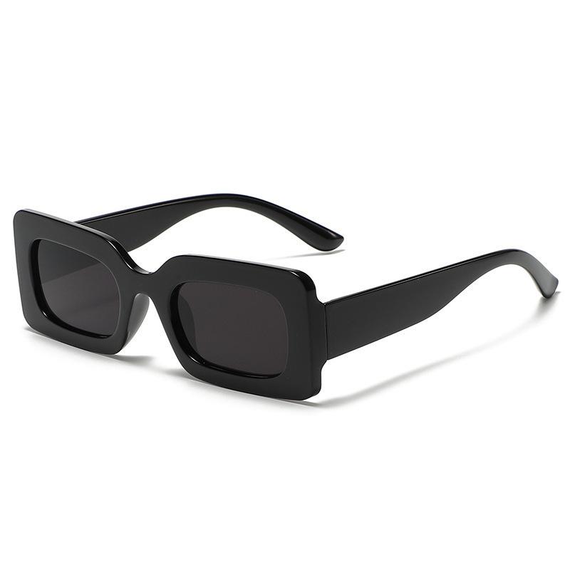 Retro Square Small Frame Sunglasses For Women Trendy Personality Colorful Fashionable Simple 2114