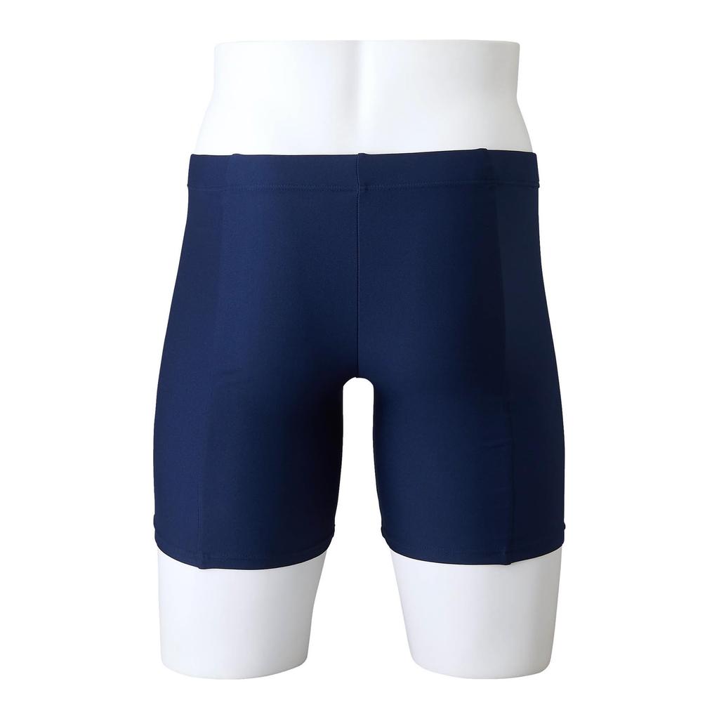 Mizuno Wettkampf Schule Basic Half Spats N2MBAA01 Marine Bademode, Schwimmen, Training, Bademode, (Schrittlänge 16cm)