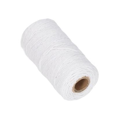 3Pcs 984 Feet Length Macrame Cord Soft Texture Packing String Cotton Twine  For Gift Wrapping