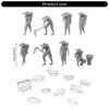Enhances Miniature World 1/87 Scale DIY Resins Farm Scene Figures, Realistic Detailing for Collectors