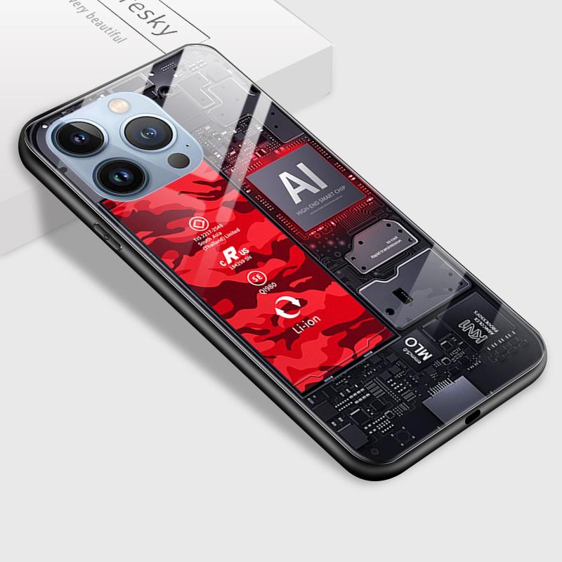 Etui na telefon ze szkła hartowanego dla Samsung A12 A16 A32 A53 S20FE S23 S25 Honor20 X6A 90Lite 9X Huawei Y9Prime2019 P30Lite Miękkie krawędzie Odporne na wstrząsy Gładka skorupa