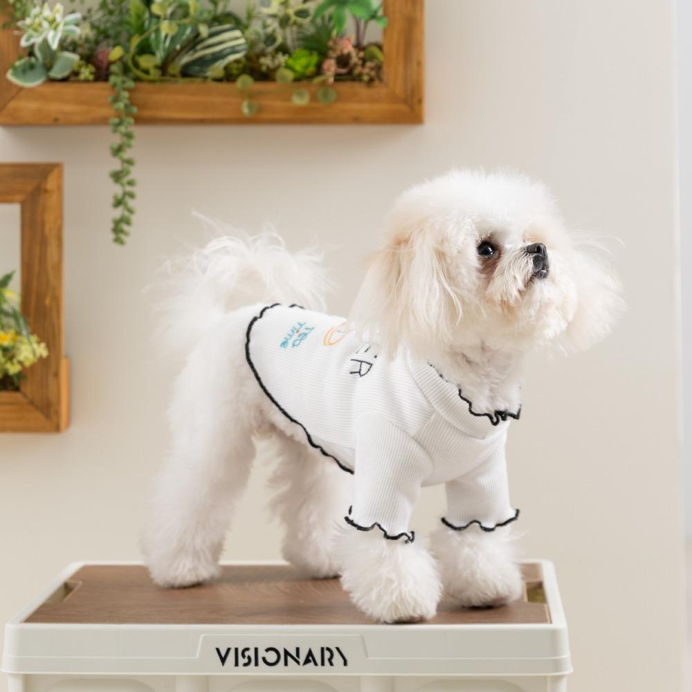 Letter Embroidery Dog Home Clothes Breathable Dogs Two Legs Dog Sweatshirt Spring Summer