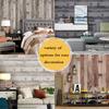 Retro Faux Wood Grain Peel And Stick Wallpaper Self-adhesive Wood Plank Wallpaper Roll Removable Vinyl Wall Covering For Restaur