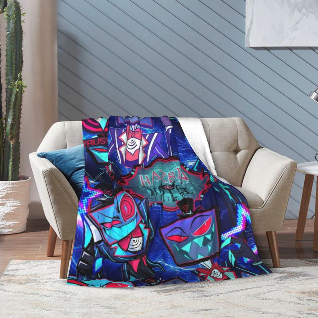 H-Hazbins H-Hotels vox 2 Gift Blanket For Men Women Cozy Soft Throw Blankets for Living Room 50x60 Inches Multi-size