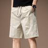 High-end American outdoor leisure sports shorts men's summer thin loose large size mountain pure cotton five-point pants men's