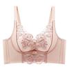Underwear Women's Mesh Embroidered Lace Bra Adjusted Non Steel Hoop Converge Anti Sagging Bra for Women