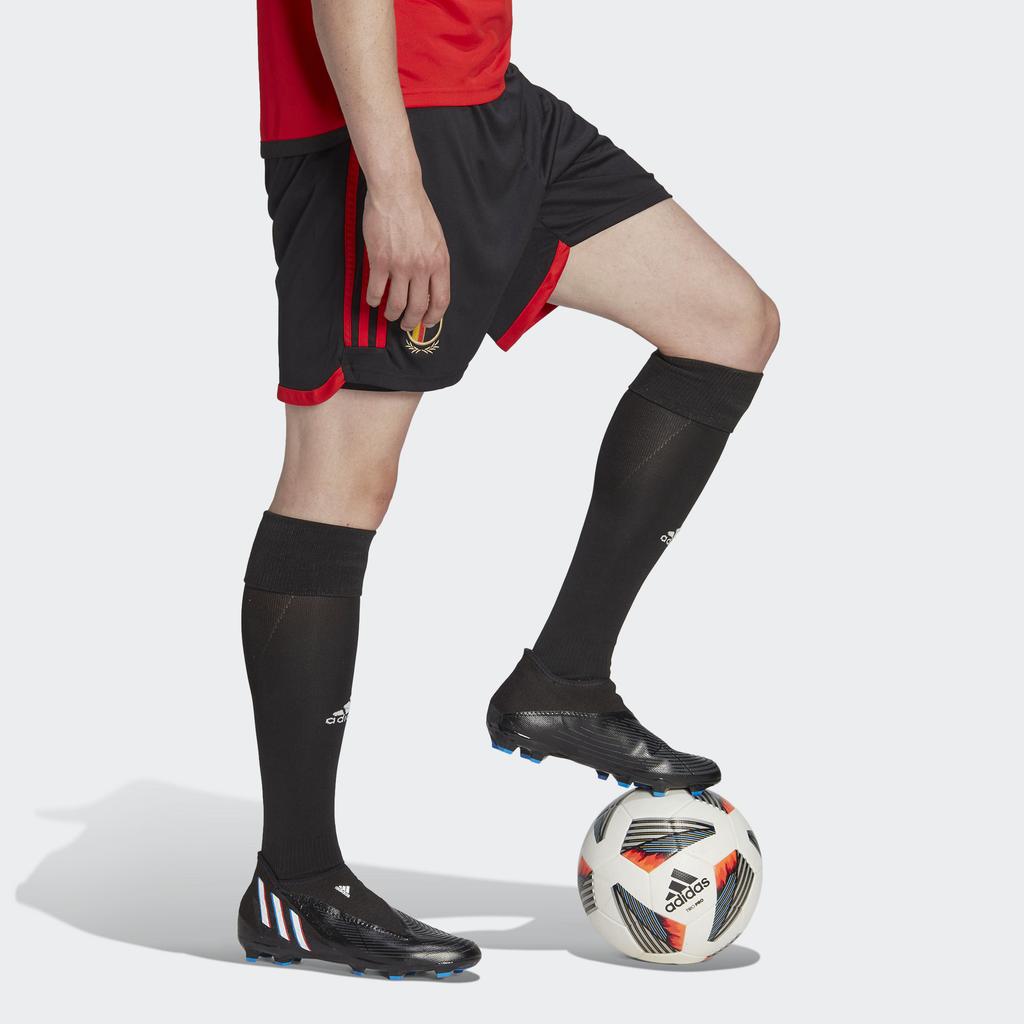 adidas Home 2022 Printed Embroidered Striped Logo Football Shorts Men Shorts Black HD9414