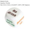 3Pcs/Set Funny Drinking Sip Dice Roll Decider Game Party Bar Pub Club Toy Gift