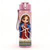 1PC Virgin Mary With Angels Portrait 750ml Color Plastic Sports Water Bottle Leakproof Flip Straw Lid Suitable for Sports Office Home Use
