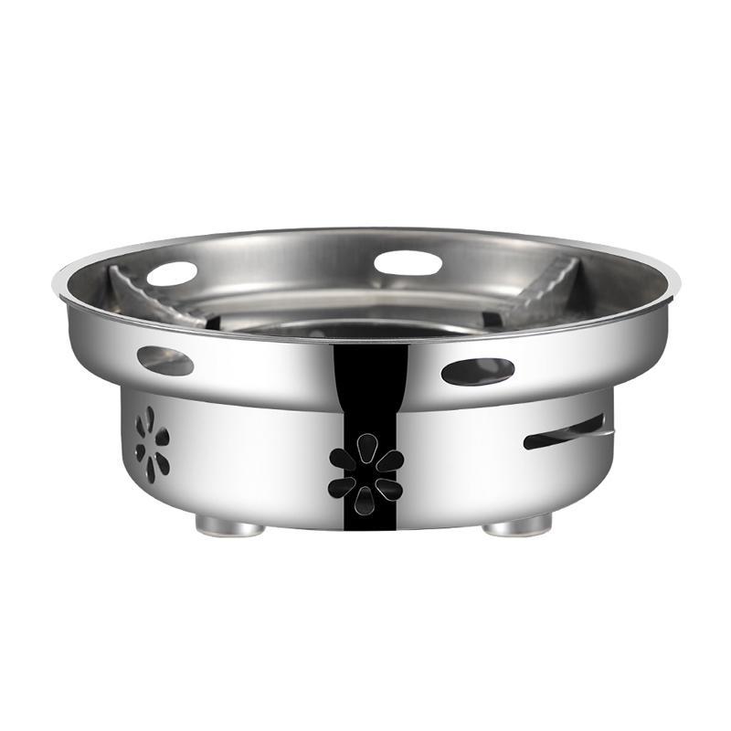 Portable Stainless Steel Alcohol Stove With Temperature Control Camping Stove Picnic Cooking Durable Structure