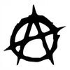 Iron-on Patch Anarchy 9x9 Suede for T-shirt Bag