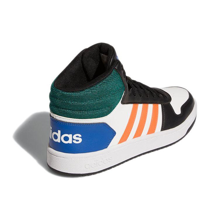 Adidas Pánské tenisky Hoops 2.0 Mid bílé vícebarevné GY5891