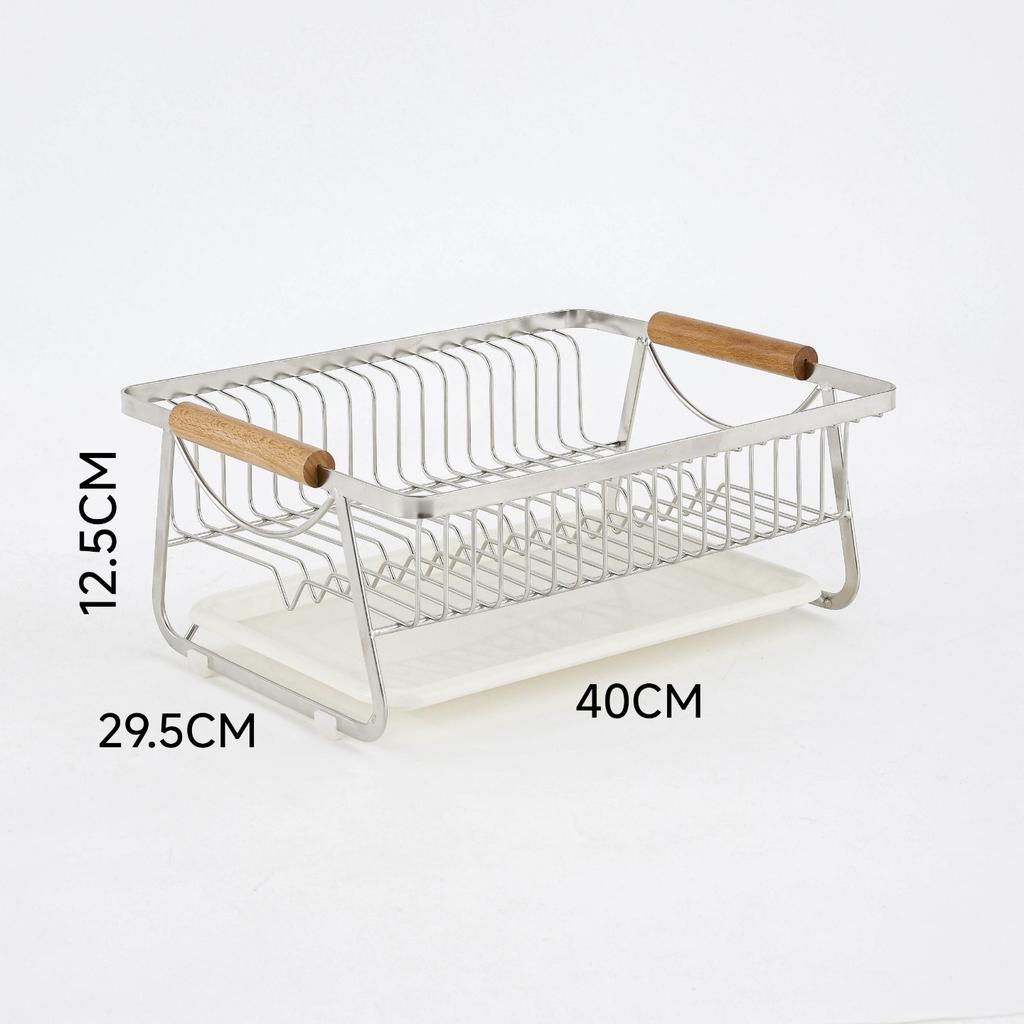 Japanese-style kitchen dish drying rack, countertop dish and utensil storage cabinet, draining rack, storage basket, dish draine