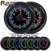52mm 2'' Clock Gauge 12Hour 7 Colors LED Backlight Waterproof Pointer Hourmeter For Car Boat Yacht Show Clock Meters 9-32V