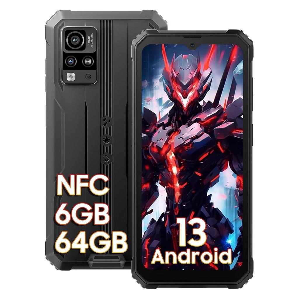 Generalüberholtes Blackview BV4800 Smartphone 2/4GB 32/64GB 5180mAh Andriod 13 Robustes Telefon