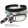 Thong Print Body Sculpting Cotton Blend Men Sexy U Convex Underwear for Rest Room