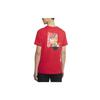 Nike Cartoon Print Knit Sports Short Sleeve T-Shirt Men Tops University-Red DD1323-657