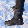 Thickened Snow Boots Antiskid Waterproof Casual Winter Cotton Shoes Plush Warm Men Short Boots Outdoor Work