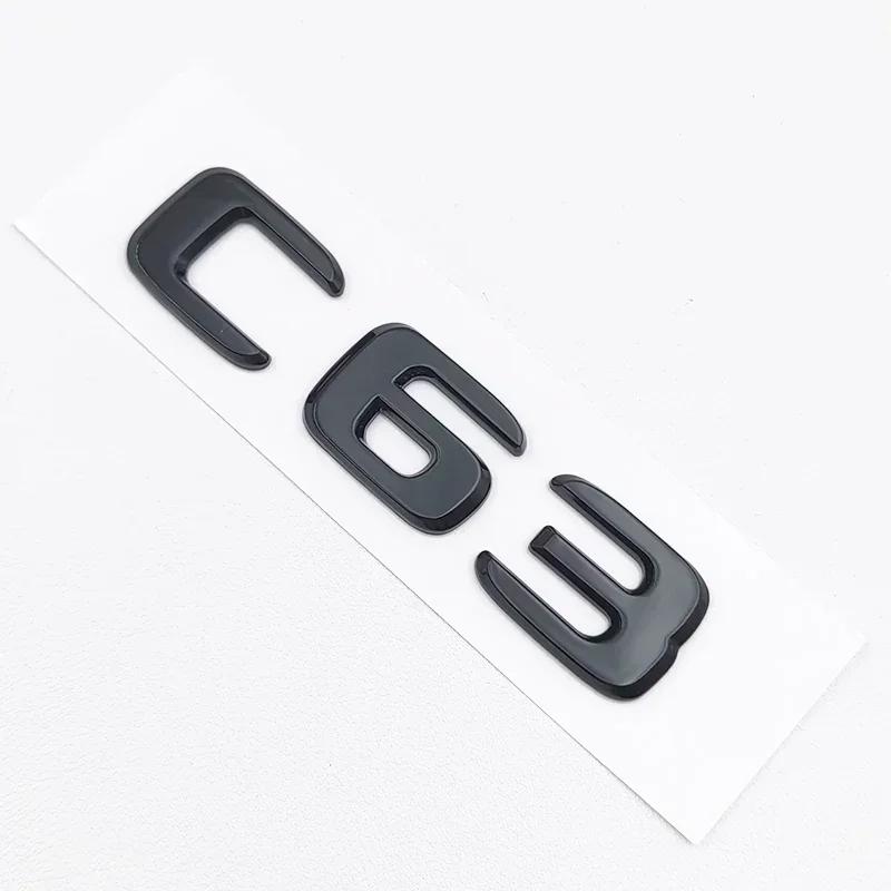

3D ABS Black C63 Logo Letters V8 BITURBO Badge Car Rear Star Sticker Trunk AMG Emblem For Mercedes Benz C63 AMG W205 C205 Class