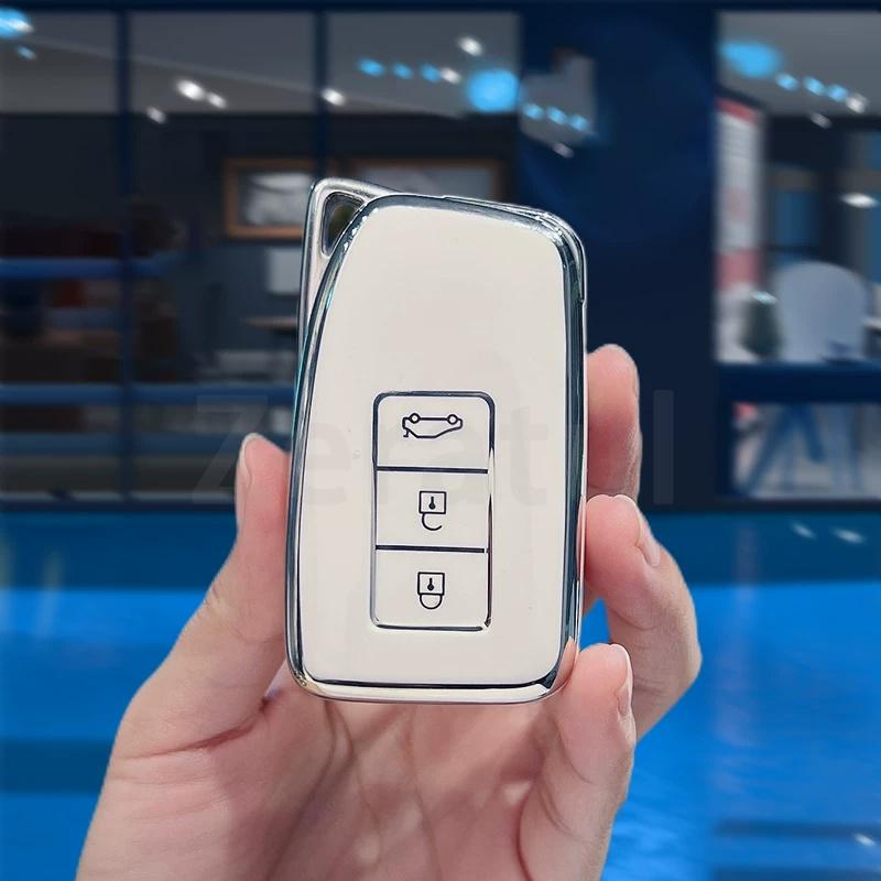 3/4 Buttons Tpu Auto Keyless For Lexus Nx 200 Nx300H Rx 350 450H Es 350 Es 300H Shell Fob Holder Car Key Case Cover Accessories