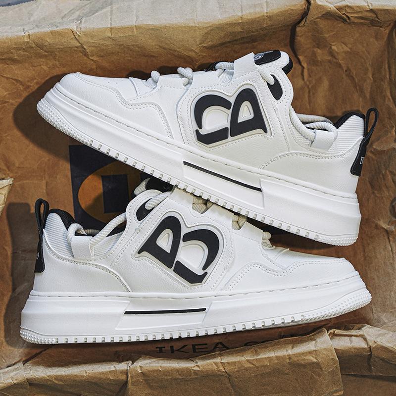 Breathable little white shoes male students Korean version trendy versatile platform sports shoes casual board shoes spring men's shoes new