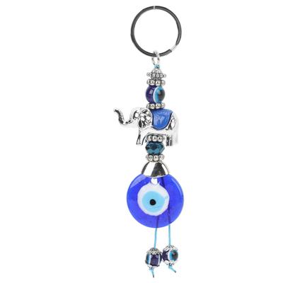 Evil Eye Keychain Turkish Blue Devil Eyes Key Chain Car Bag Purse Hanging Pendant Decoration